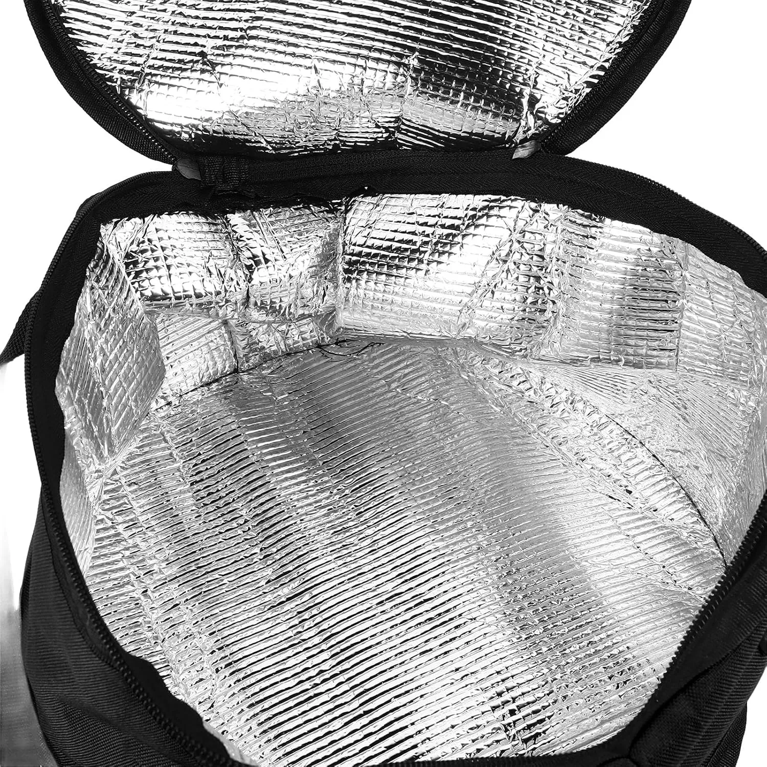Round Insulated Bag, Insulated Food Carrier Foldable Reusable Cooler Thermal Picnic Bag for Versatile Picnic Companion (#11)