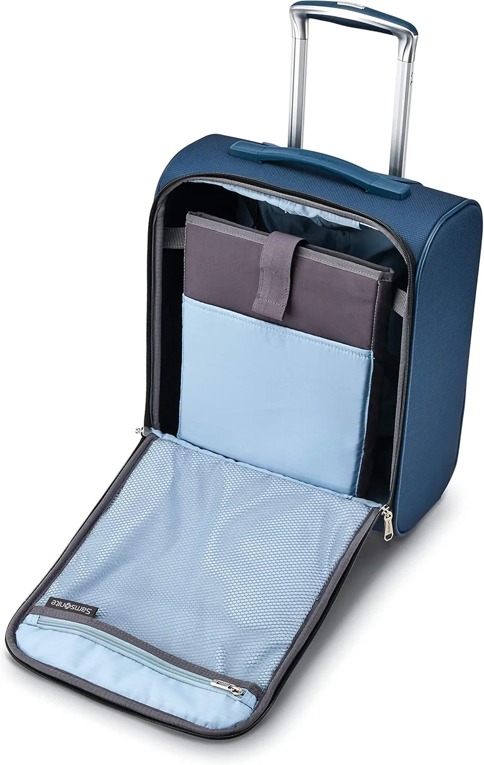 Samsonite Solyte DLX Softside Luggage, Mediterranean Blue, Underseater