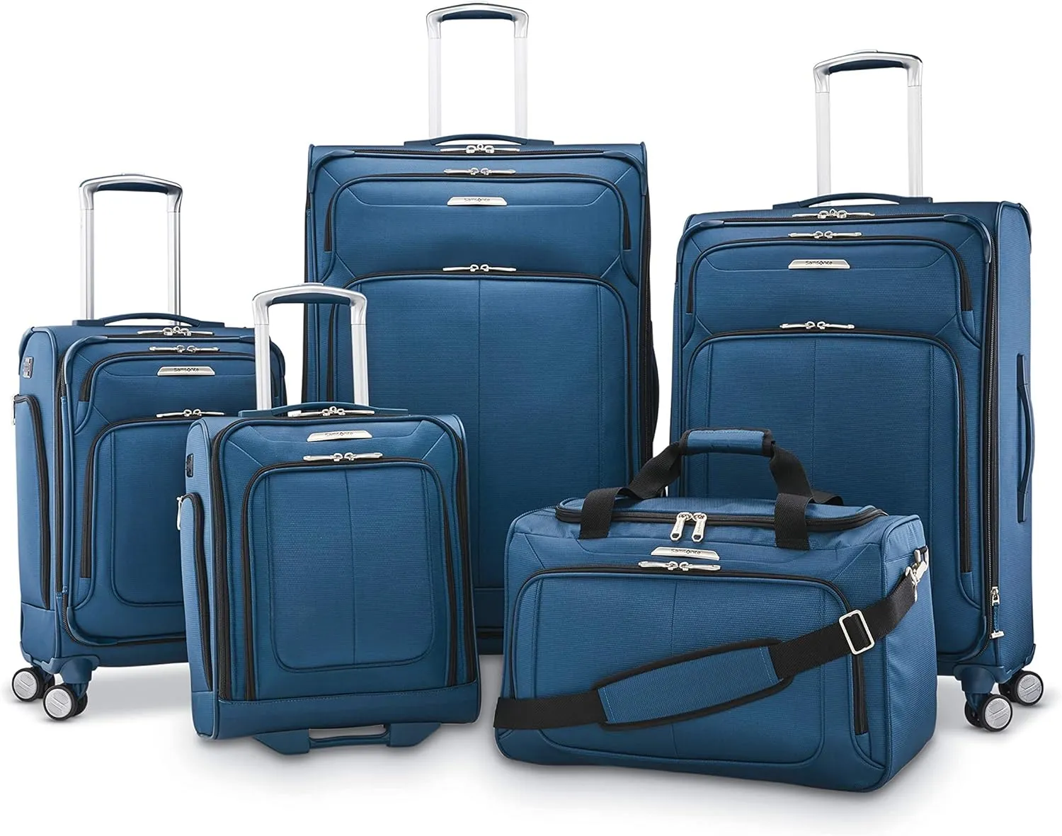 Samsonite Solyte DLX Softside Luggage, Mediterranean Blue, Underseater