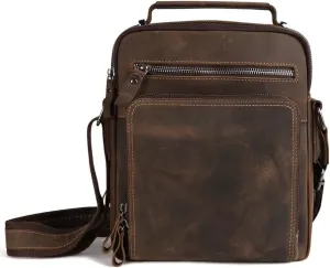 Shoulder Bag Crossbody Bag Vintage Large Capacity Multi-Layer Crossbody Bag