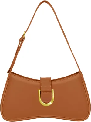 Shoulder Bag for Women Y2K Trendy Underarm Purse Vegan Leather Clutch Hobo Handbags