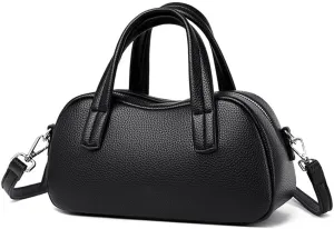 Small Vegan Leather Top Handle Purse for Women - Versatile Satchel Handbag, Crossbody Tote Bag, and Shoulder Bag