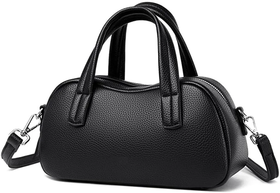 Small Vegan Leather Top Handle Purse for Women - Versatile Satchel Handbag, Crossbody Tote Bag, and Shoulder Bag