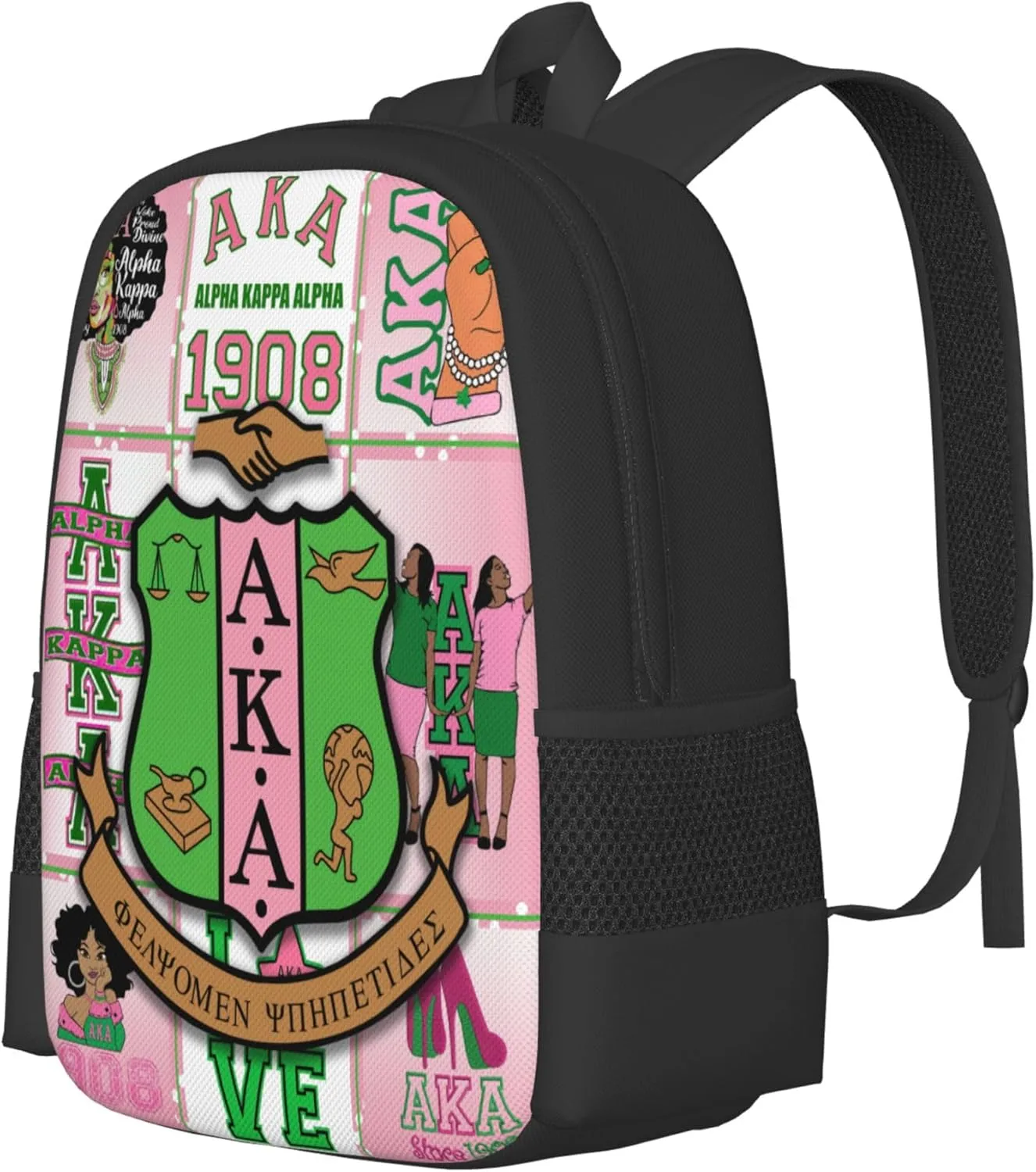 Sorority Multifunctional Backpack Large Travel Backpack for Men Women Computer Work Business Carry on Daypack
