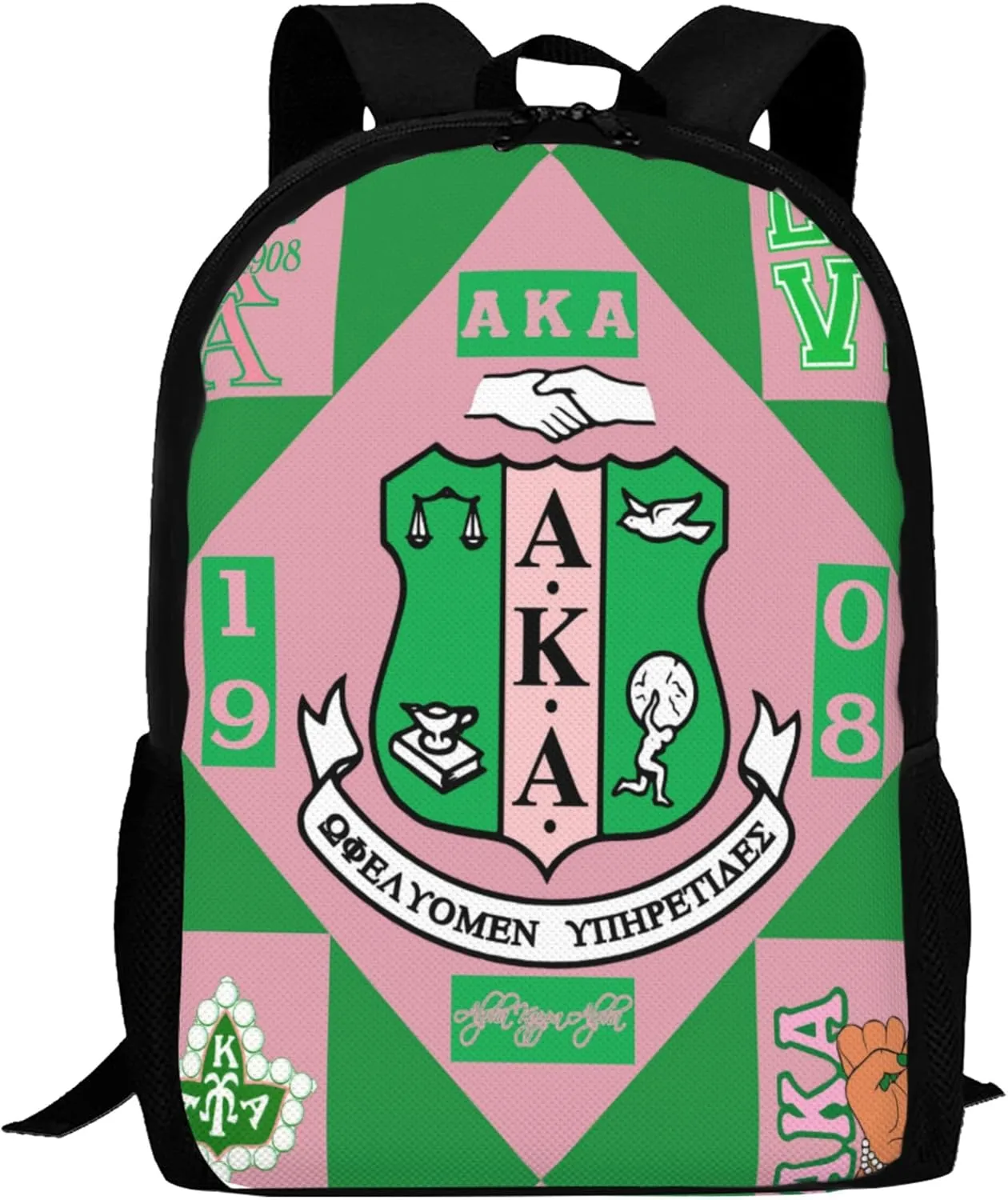 Sorority Multifunctional Backpack Large Travel Backpack for Men Women Computer Work Business Carry on Daypack