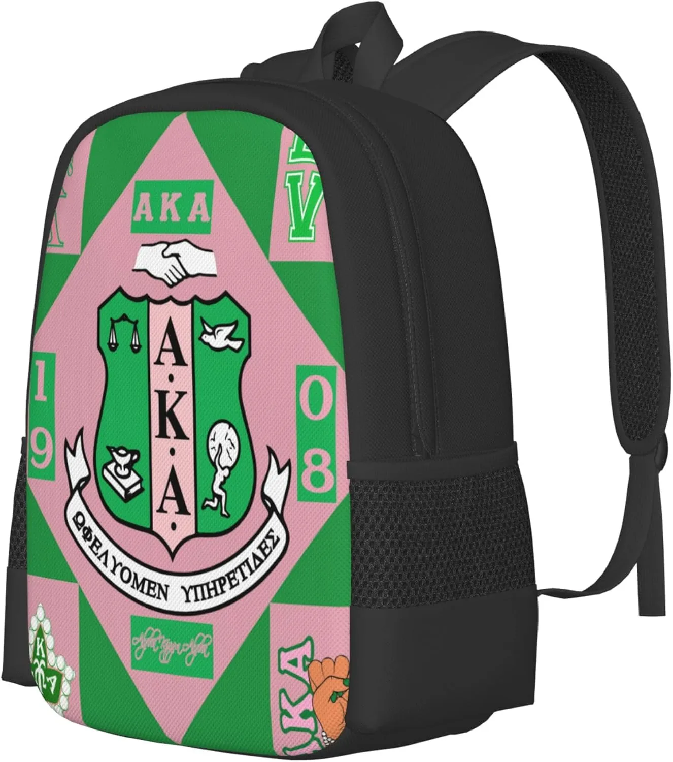 Sorority Multifunctional Backpack Large Travel Backpack for Men Women Computer Work Business Carry on Daypack