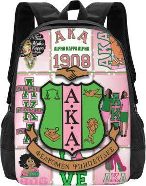 Sorority Multifunctional Backpack Large Travel Backpack for Men Women Computer Work Business Carry on Daypack
