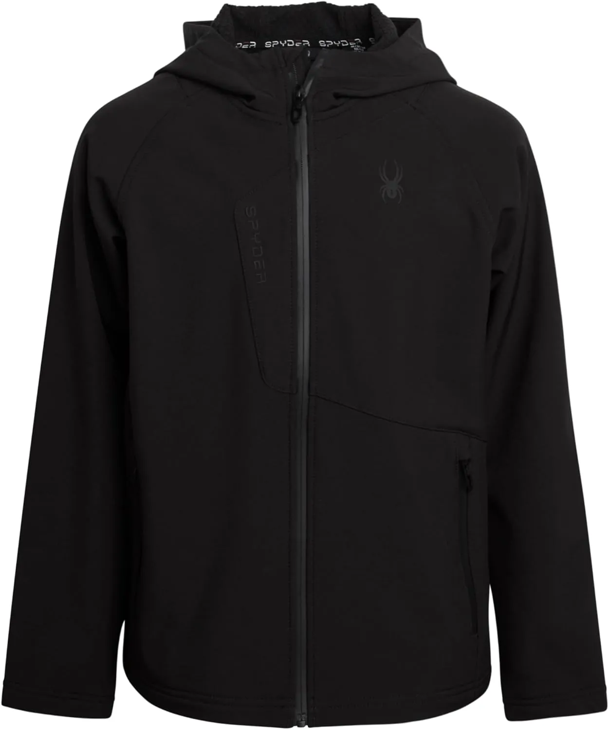 Spyder Boys' Soft Shell Jacket - Lightweight Fleece Lined Water and Wind Resistant Windbreaker Jacket for Boys (Sizes: 8-20)