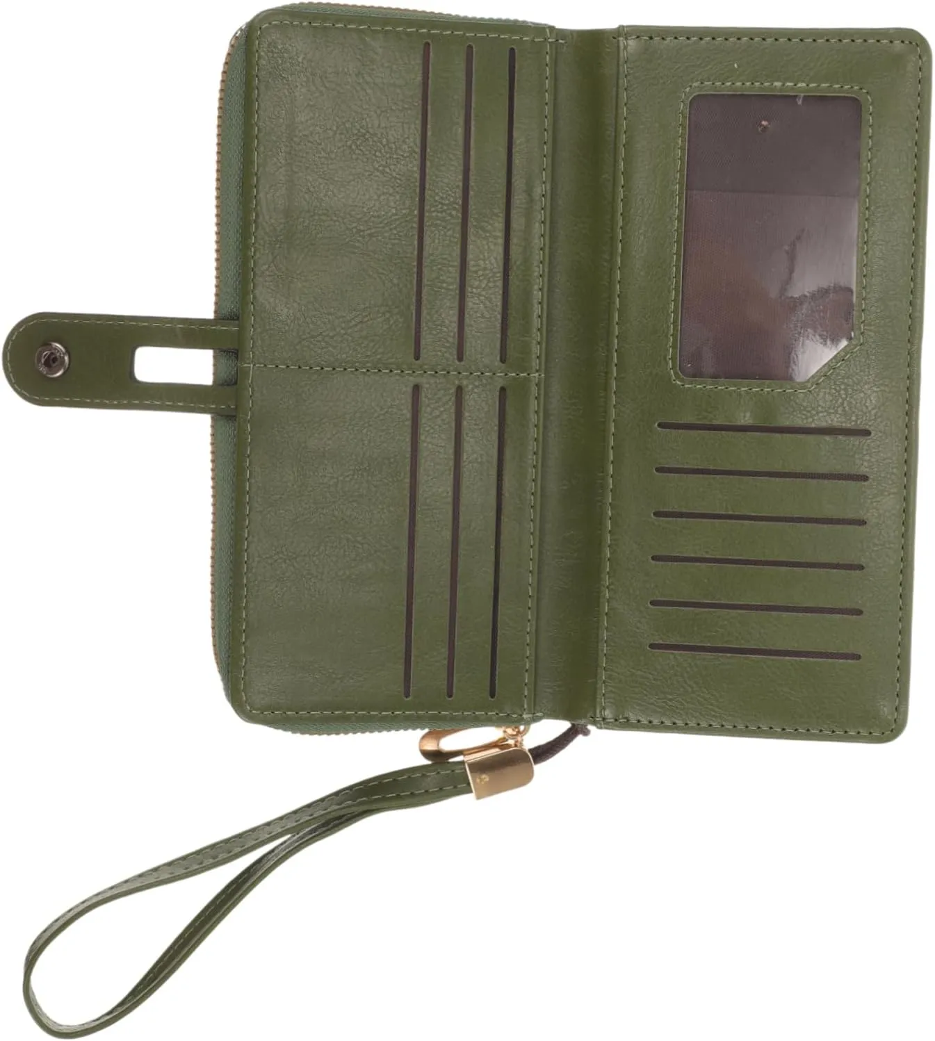 Stylish Long Wallet for Women Fashionable Leather Clutch Purse with Zipper Capacity Ladies Wallet for Travel and Everyday Use