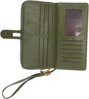 Stylish Long Wallet for Women Fashionable Leather Clutch Purse with Zipper Capacity Ladies Wallet for Travel and Everyday Use