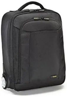 Targus CityGear Overnight Business Roller, Medium, Black, 25L, Spinner, 7 lbs, 17.55 x 8.6 x 16.50 inches, Fits 17.3" Laptops and Under, Nylon, 2 Wheels, TAA Compliant: No