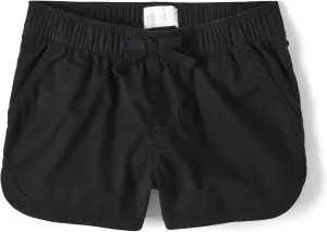 The Children's Place Girls' Twill Pull on Shorts