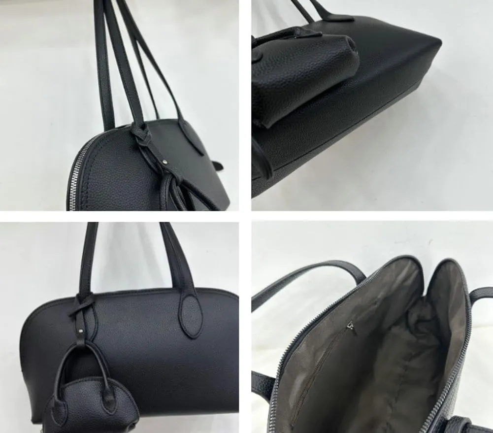 Trendy Shoulder Bag Women 2025 Retro Casual Underarm Purses Satchel Double Handle Clutch Tote Handbags with Wallet