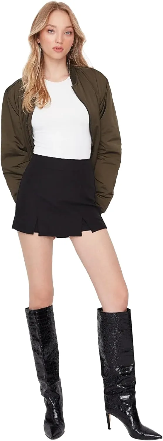 Trendyol Fashion Skorts for Women Casual Summer, Trendy Casual Mini Skirt Shorts Outfit
