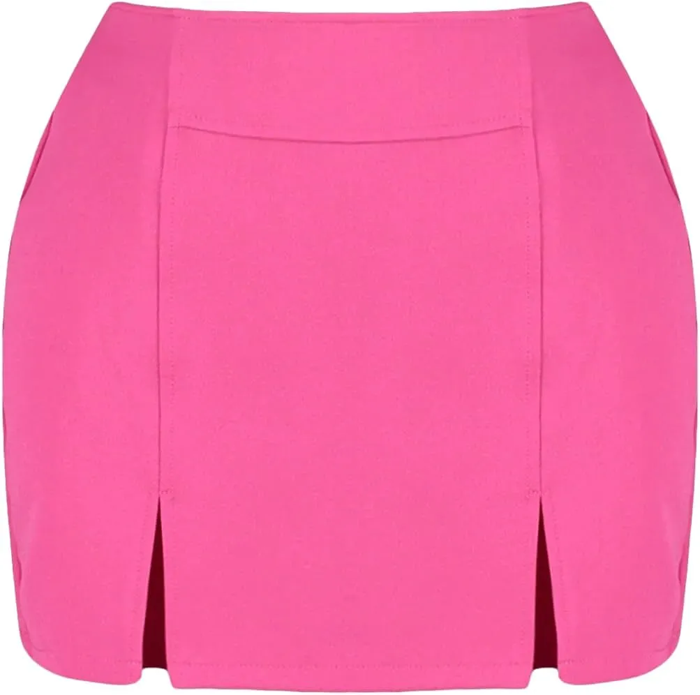 Trendyol Fashion Skorts for Women Casual Summer, Trendy Casual Mini Skirt Shorts Outfit