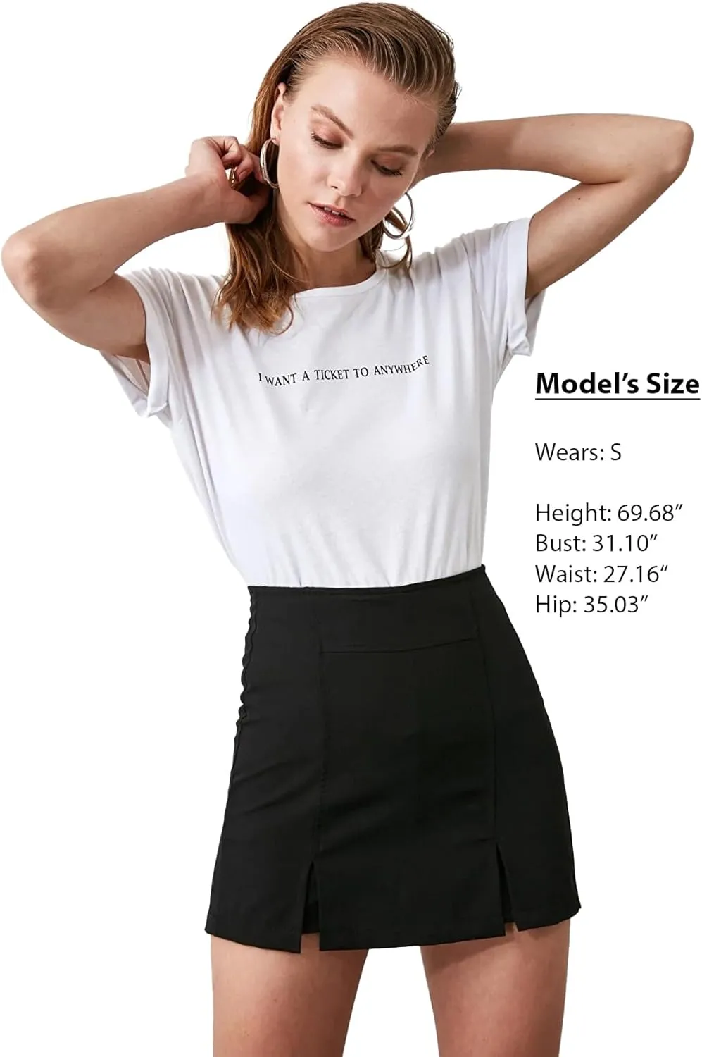 Trendyol Fashion Skorts for Women Casual Summer, Trendy Casual Mini Skirt Shorts Outfit