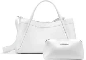 Vegan Leather Tote Bag for Women, Hobo Shoulder Bag, Crossbody Handbag with Matching Purse, Stylish Versatile