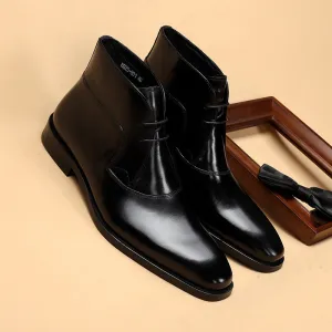 Victor  Herren Martin Stiefel mit Trendigem Design