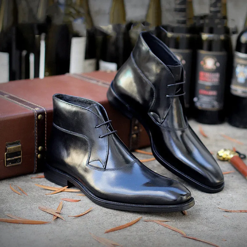 Victor  Herren Martin Stiefel mit Trendigem Design