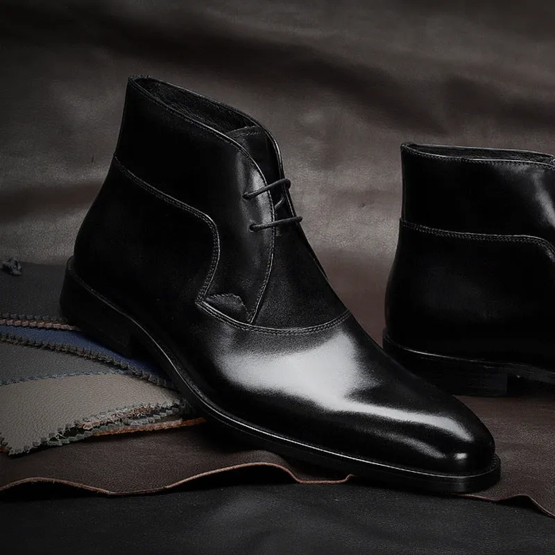 Victor  Herren Martin Stiefel mit Trendigem Design