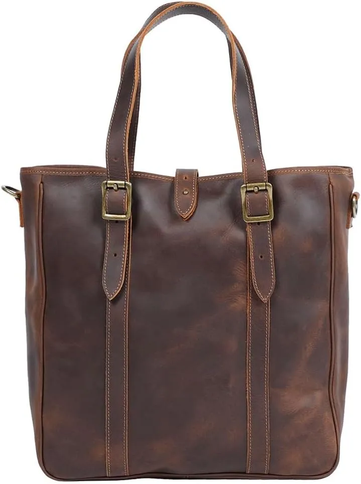 Vintage Classic Tote Tote Tote Crazy Horse Leather Crossbody Shoulder Bag