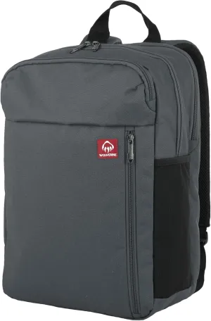 WOLVERINE Lightweight, Water Resistant Rugged Laptop Backpack for Travel or Work, Transit-Grey, 30L