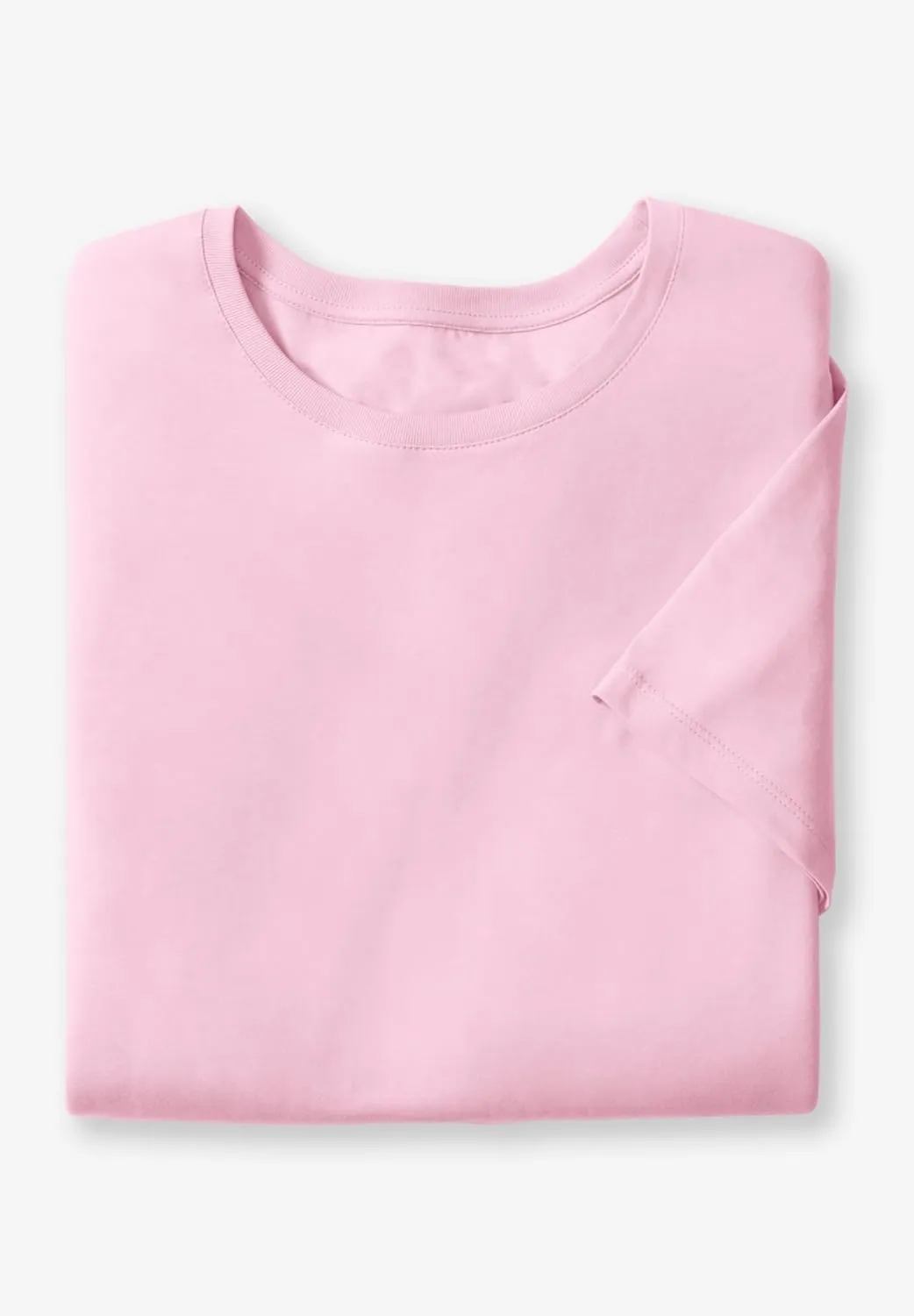 Woman Within Women's Plus Size Perfect Short-Sleeve Crewneck Tee