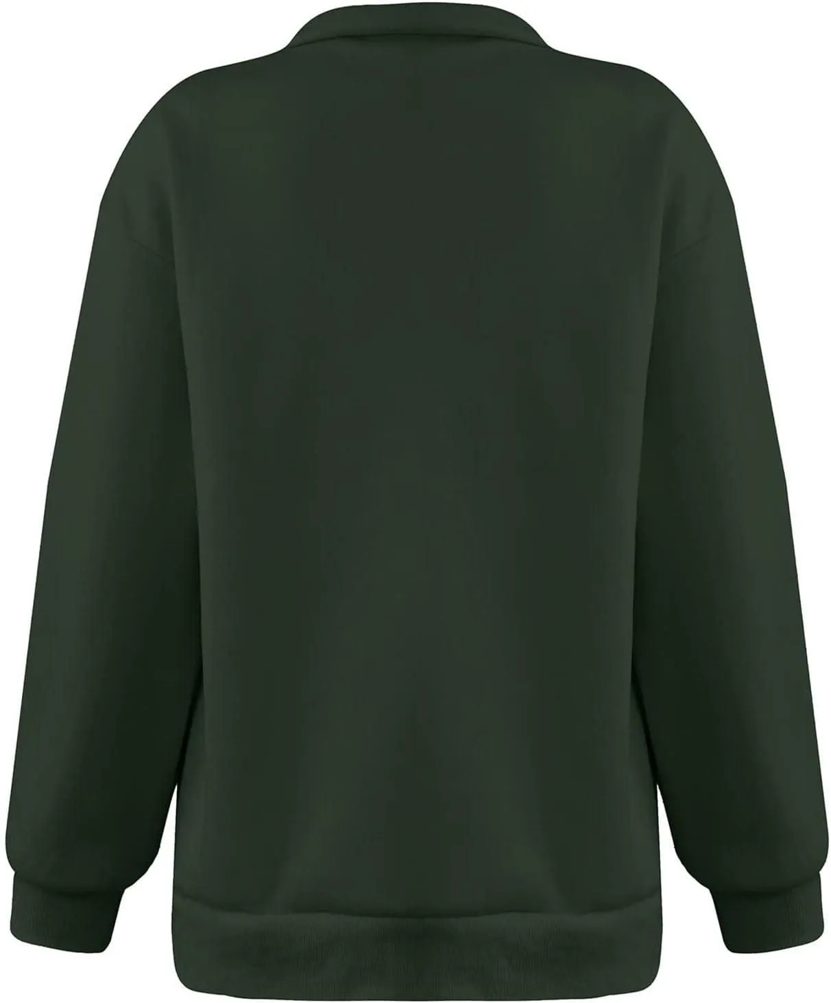 Women Half Zip Oversized Sweatshirt Quater Lapel Pullover Shirts Long Sleeve Fashion Tops Teen Girls Outfits Clothes 2023