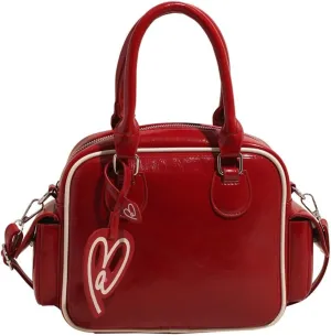 Women PU Leather Crossbody Bag Trendy Pillow Shoulder Purse Casual Satchel Travel Dating Work