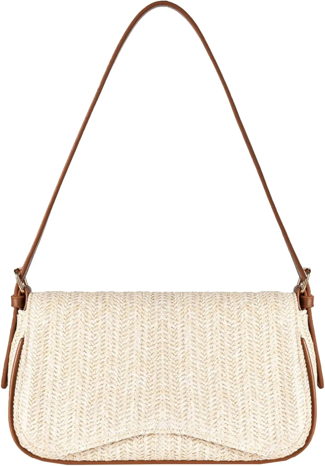 Women Shoulder Bag Trendy Small Purse Fashion Raffia Woven Handbag Wallet Stylish Hobo Versatile Zip Wallet