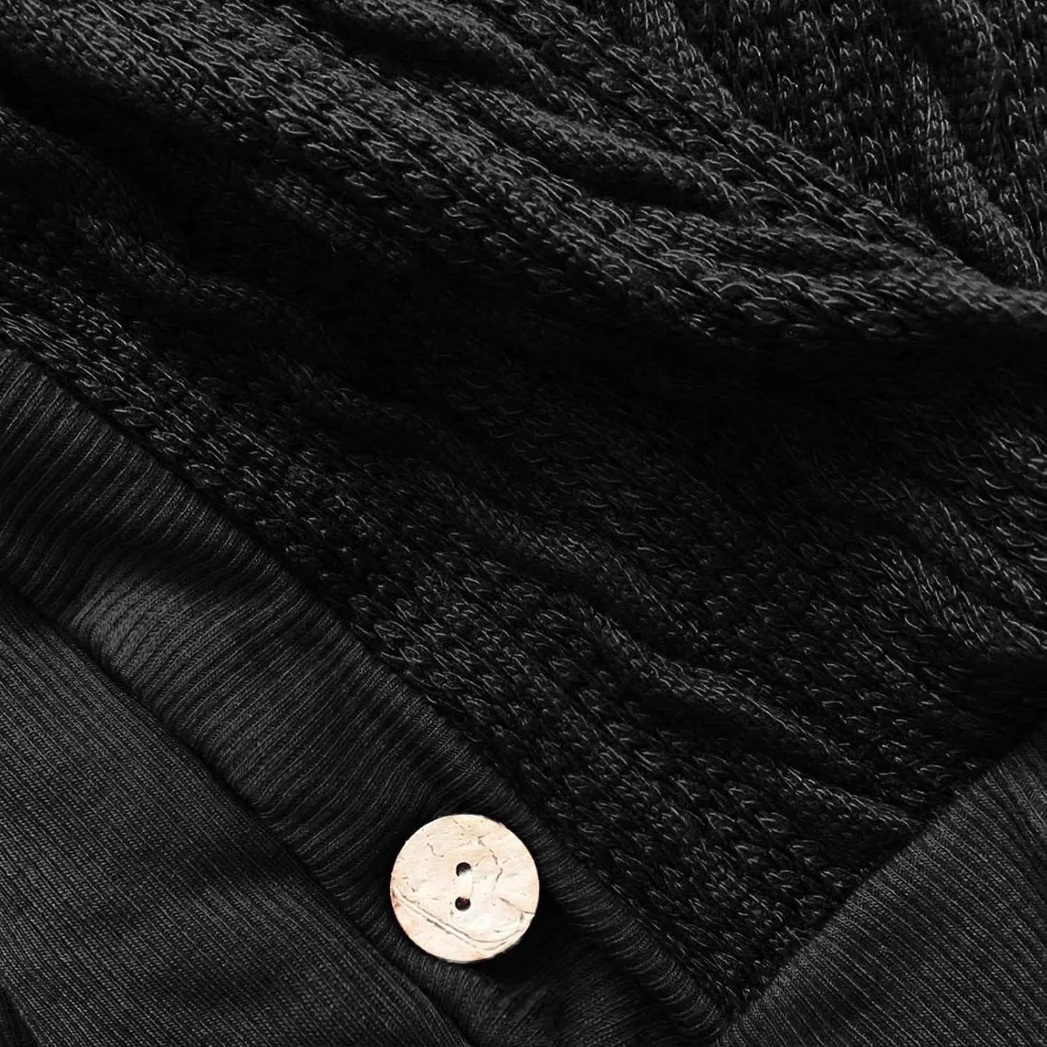 Women's Pullover Sweaters Plus Size O-Neck Long Sleeve Solid Botton Pachwork Asymmetric Tops Sweater, S-5XL