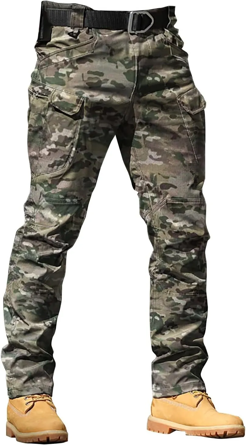 Work Pants for Men Big and Tall Casual Loose Straight Sweatpants Outdoor Lightweight Work Hiking Pants Jogger Tousers
