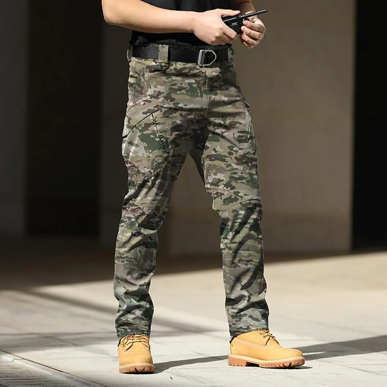 Work Pants for Men Big and Tall Casual Loose Straight Sweatpants Outdoor Lightweight Work Hiking Pants Jogger Tousers