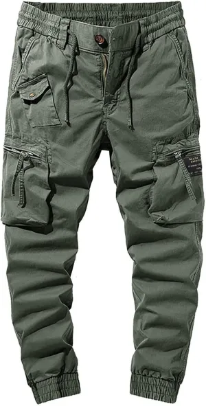 Work Pants for Men Big and Tall Men's Wild Cargo Pants Casual Joggers Sweatpants Outdoor Waterproof Hiking Work Pants