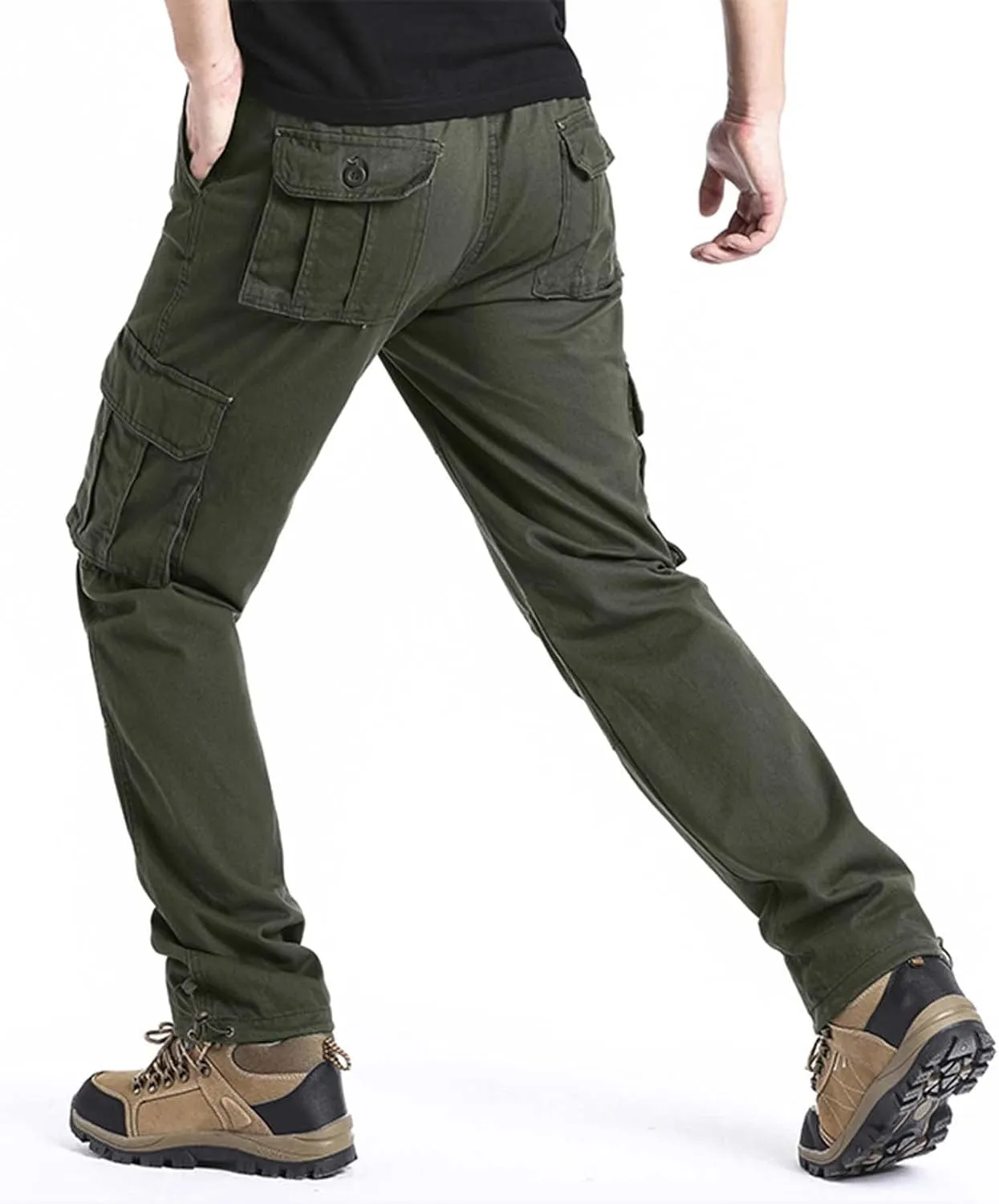 Work Pants for Men Construction Flex Casual Sweatpants Classic Tactical Pants Multi Pockets Twill Sport Hiking Pants