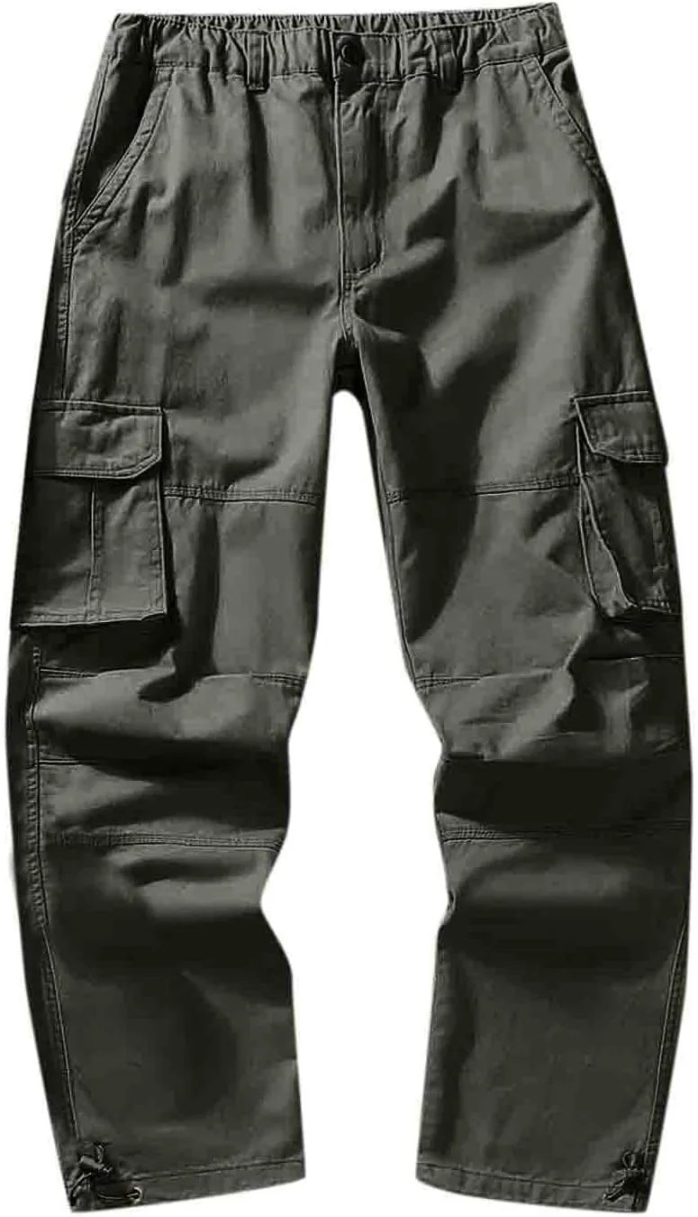 Work Pants for Men Construction Flex Casual Sweatpants Classic Tactical Pants Multi Pockets Twill Sport Hiking Pants